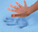 Gel lux memory foam handprint