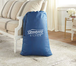 Meamory Air air bed stored in duffel bag