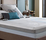 Close up image of the Night Air 2250 number bed in a bedroom setting