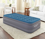 Twin Size Beautyrest Extraordinaire air mattress in living room