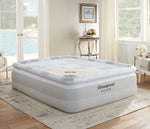 Beautyrest SIlver Memory Aire air bed with memory foam in living room