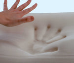 Memory foam handprint