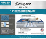 Simmons Beautyrest Silver Extraordinaire package back
